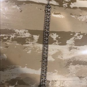 Silver elephant chocker